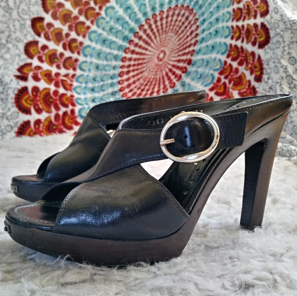 Yves Saint Laurent ~rive gauche~ Black Heels | 37
